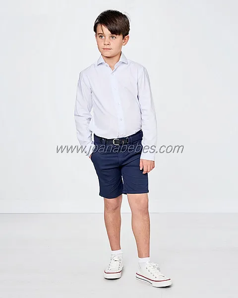 SPAGNOLO BERMUDA GABARDINA ESTAMPADA