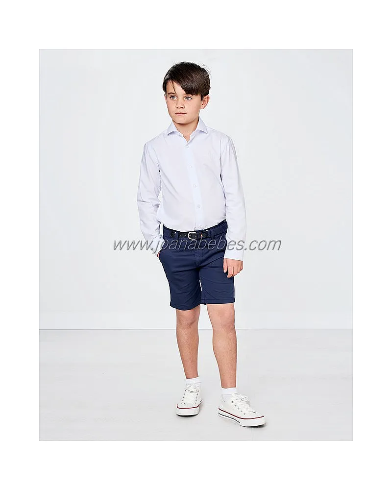 SPAGNOLO BERMUDA GABARDINA ESTAMPADA