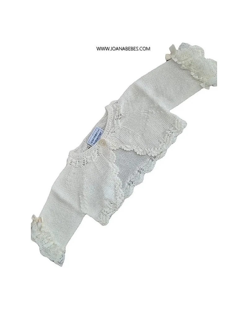 CARMEN TARBERNER CHAQUETA CON BLONDA MANGA FRANCESA