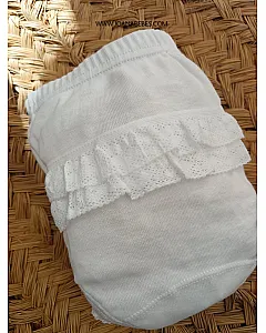 CALAMARO BRAGRUITA CUBREPAÑAL BLANCA PUNTILLA