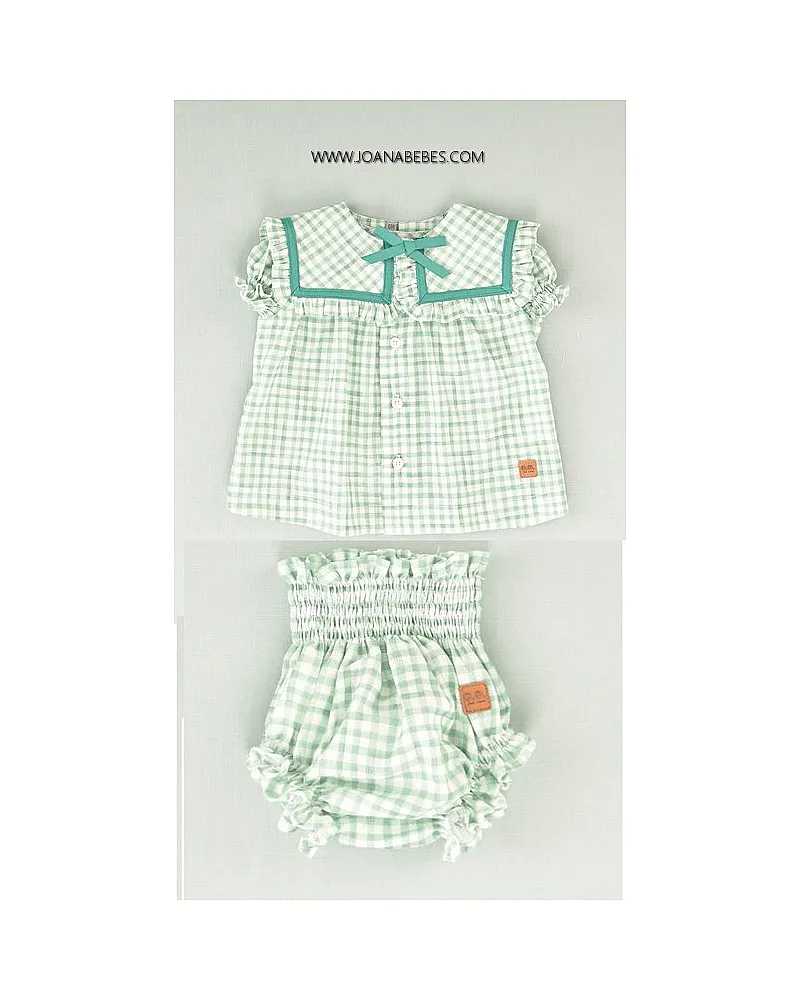 JOSE VARON CONJUNTO VICHY VERDE