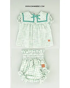 JOSE VARON CONJUNTO VICHY VERDE