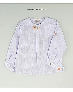 JOSE VARON BLUSA MIL RAYAS AZUL