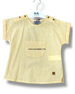 JOSE VARON BLUSA LINO AMARILLA