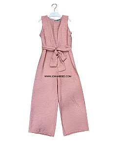 MARTA Y PAULA MONO FAMILIA GEMINIS ROSA EMPOLVADO