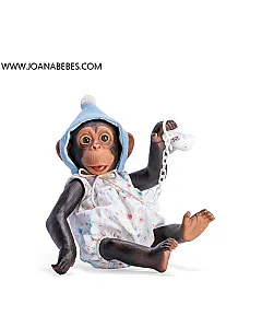 NILO EL CHIMPANCÉ PELELE GORRO GNOMO AZUL