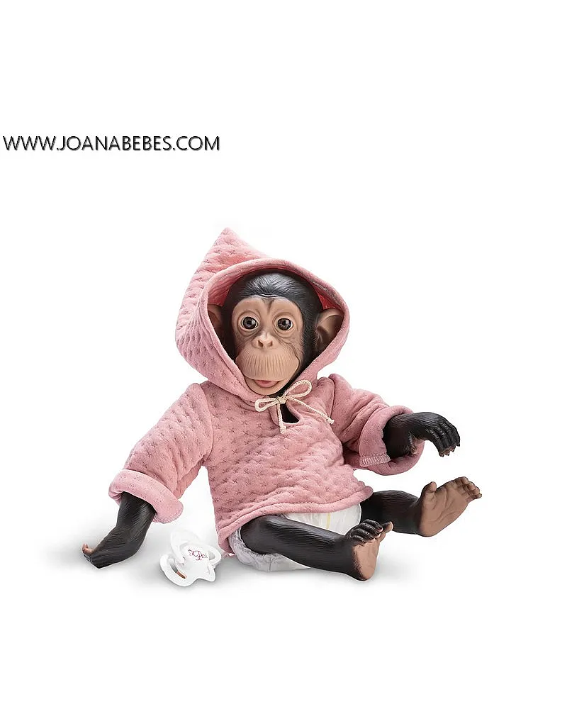 LOLA LA CHIMPANCÉ SON SUDADERA ROSA PALO