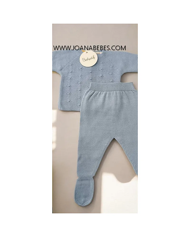 BABYDIF CONJUNTO POLAINA AZUL