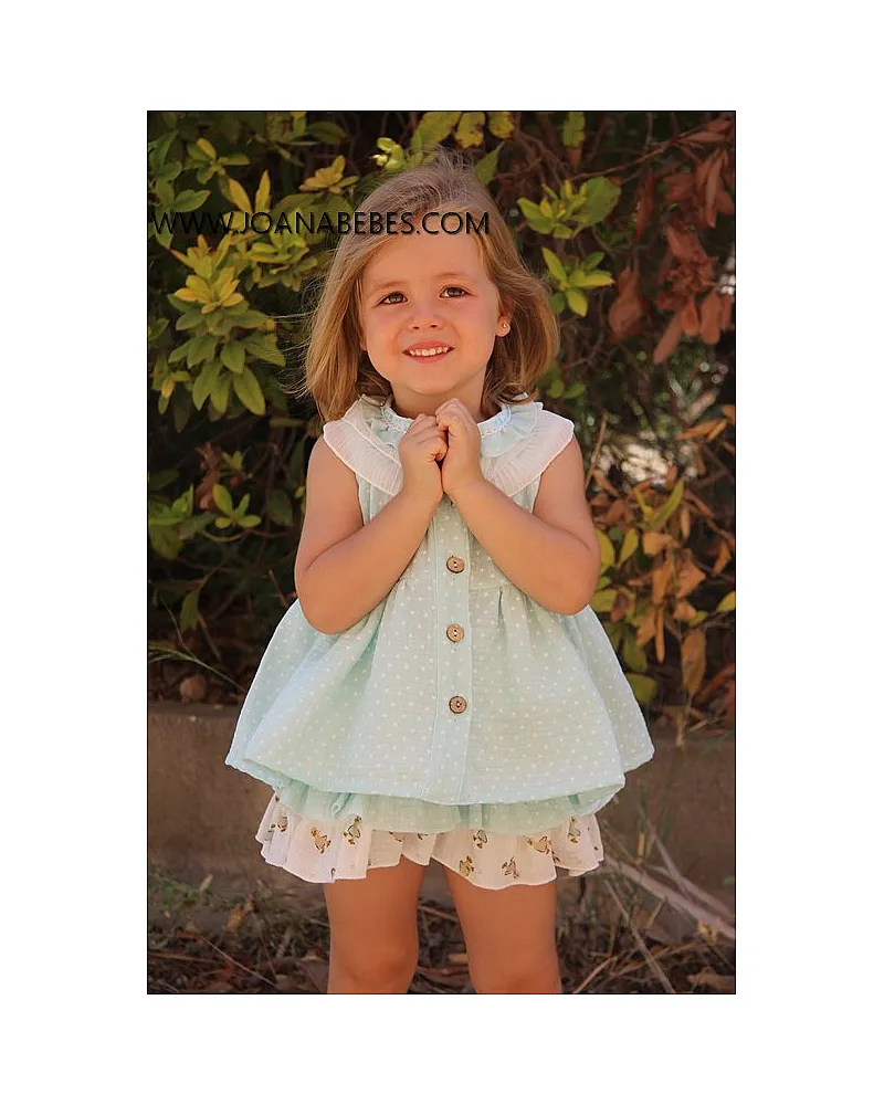 DIVERDRESS CONJUNTO PANTALON Y BLUSA DUCK