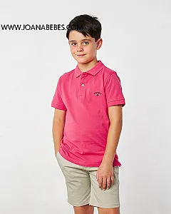 SPAGNOLO POLO PIQUE LISO BASICO CORAL