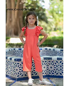 VERA MONO LISO VOLANTES CORAL