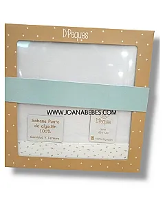 Juego sabanas CUNA DE PUNTO FLORECITAS VERDE