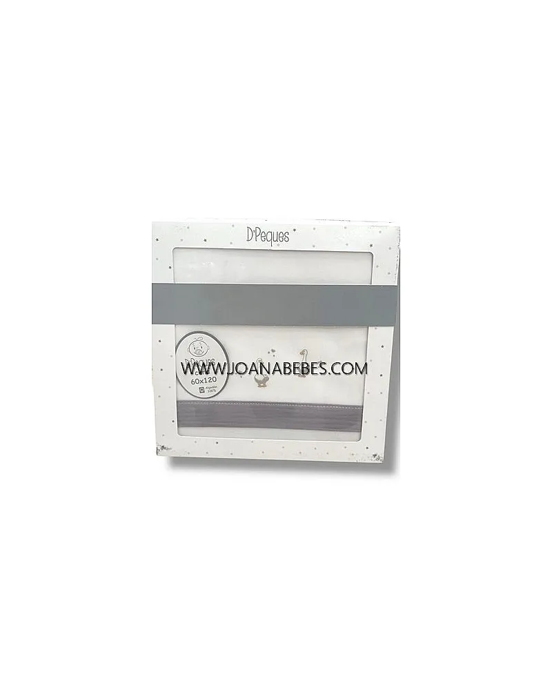 Juego sabanas CUNA OCAS GRIS