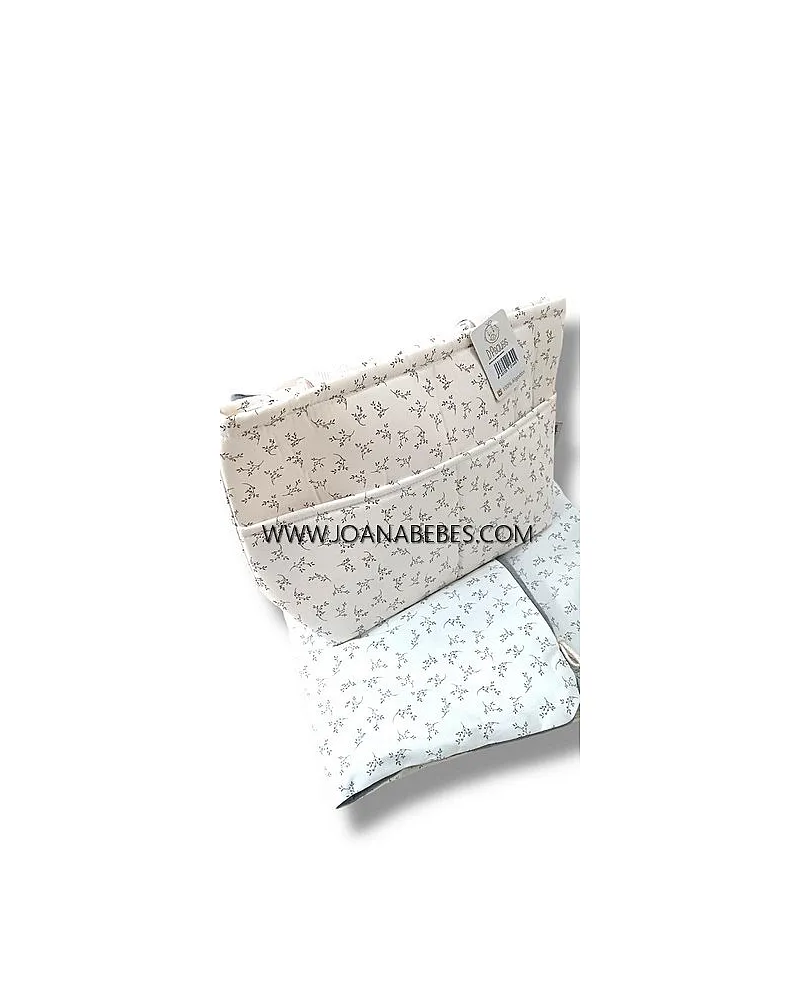 BOLSO ORGANIZADOR XL RAMILLETES GRIS