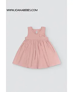 YSABEL MORA Vestido bebé sin mangas rosa