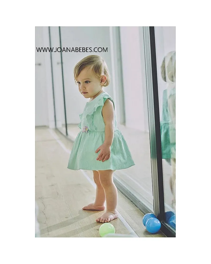Vestido bebé sin mangas bambula