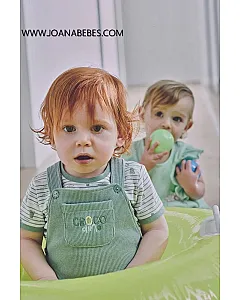 Conjunto bebé peto y camiseta manga corta Crocodino