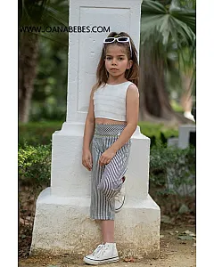 VERA CONJUNTO TOP Y PANTALON RAYAS