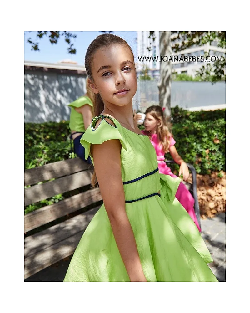 VESTIDO JUNIOR CEREMONIA VERDE LIMA 614682 Amaya