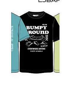 LOSAN CAMISETA BLACK LJBAP0103-25015 BLACK