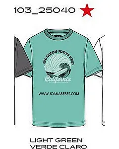 LOSAN CAMISETA LKBAP0103-25040 LIGHT GREEN
