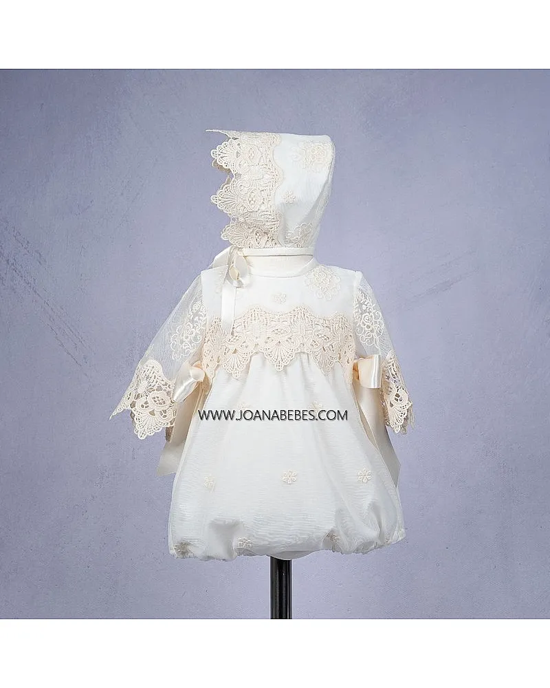 MIKAMAMA PELELE TUL GUIPUR CON CAPOTA 39352