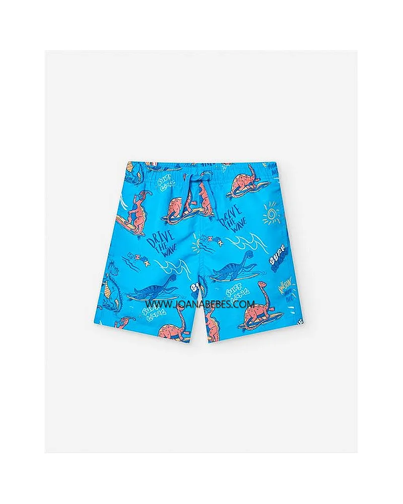 LOSAN BAÑADOR MICROFIBRA DINOS LKBAP0702-25006 LIGHT BLUE