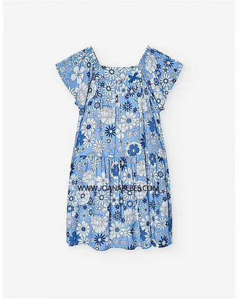 LOSAN VESTIDO VOILE LKGAP0501-25027 BLUE