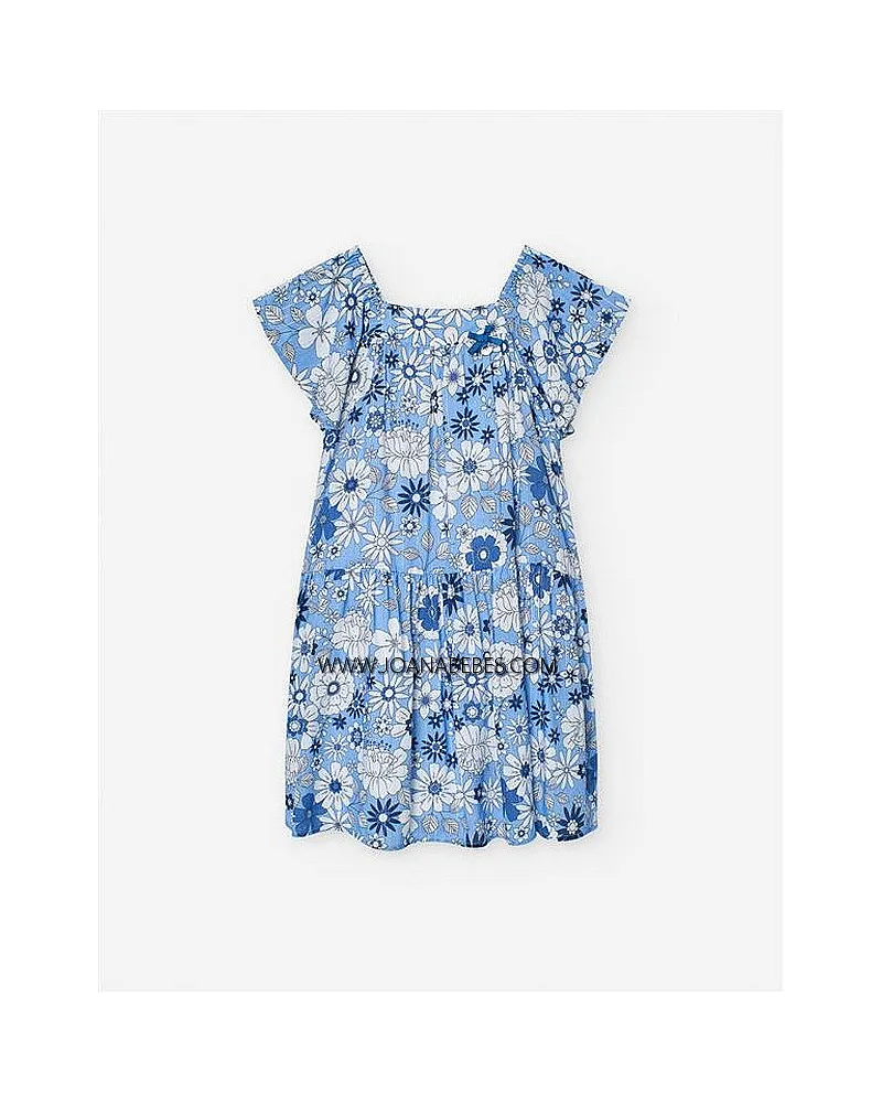 LOSAN VESTIDO VOILE LKGAP0501-25027 BLUE