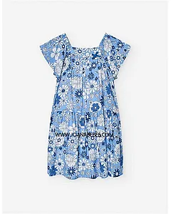 LOSAN VESTIDO VOILE LKGAP0501-25027 BLUE