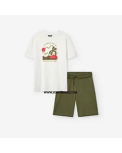 LOSAN CONJUNTO ALGODON LJBAP0302-25001 ECRU