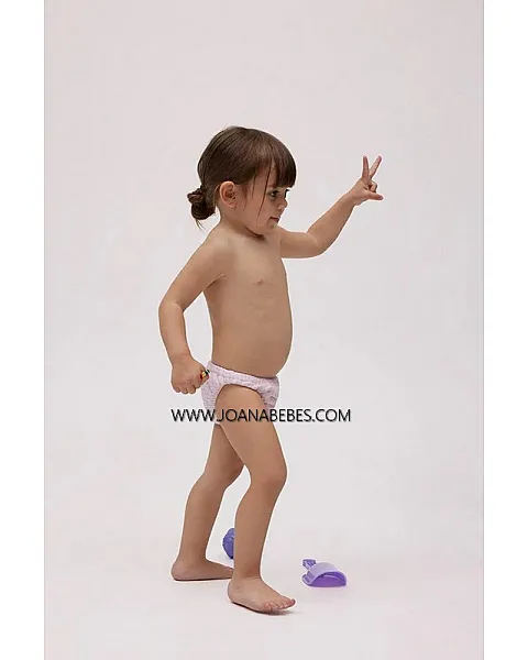 YSABEL MORA Bañador culetín antifugas bebé cuadro vichy rosa