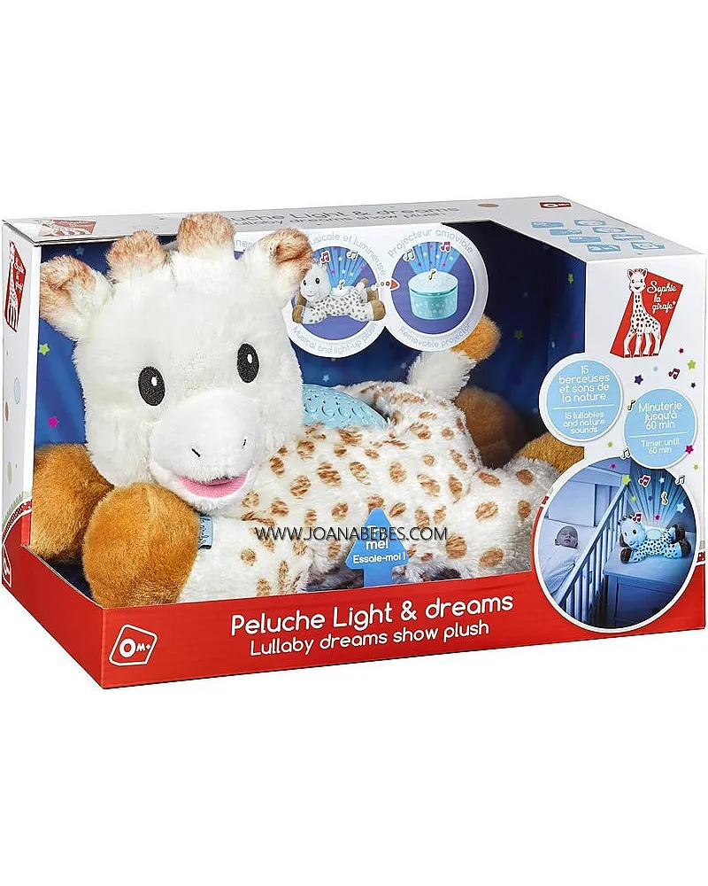 Peluche Sophie la Girafe Felpa Luz y Sueños de la Noche Multicolor Sophie la Girafe Peluche Light & Dreams