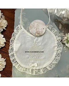 BABERO BAUTIZO boal de algodon bordado