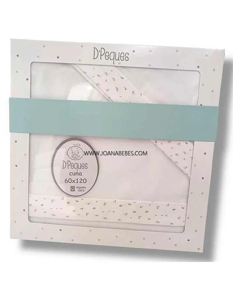 Juego sabanas CUNA FLORECITAS VERDE