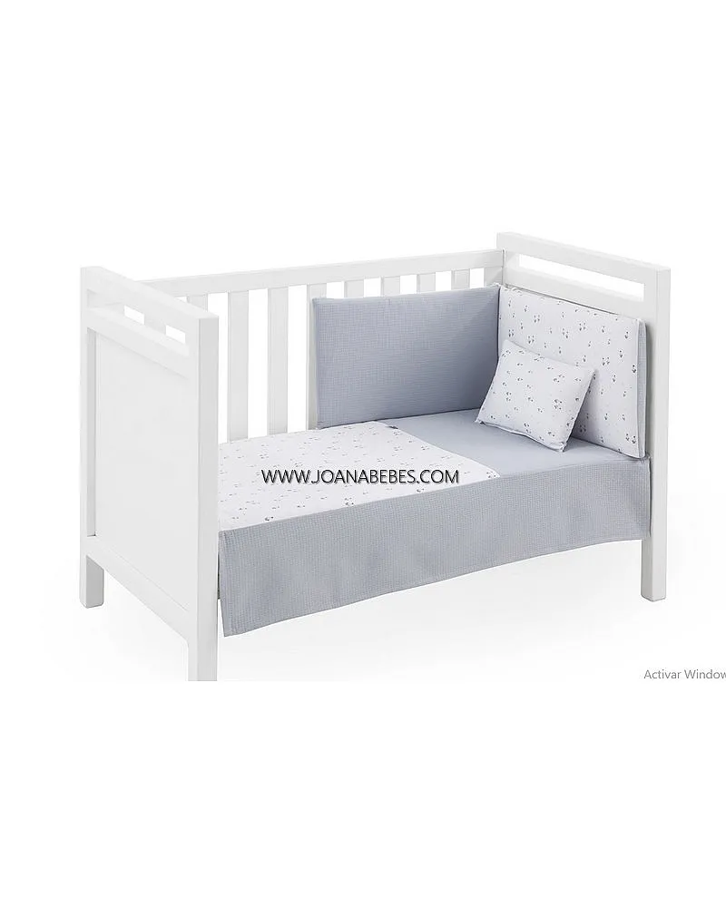 EDREDON Y CHICHONERA OCAS GRIS