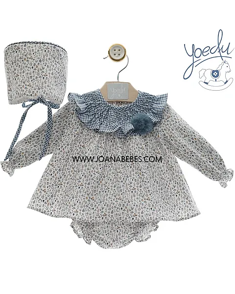 YOEDU JESUSITO CON CAPOTA CELESTE EMPOLVADO