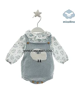 MICOLINO CONJUNTO 2 PIEZAS CELESTE CIELO