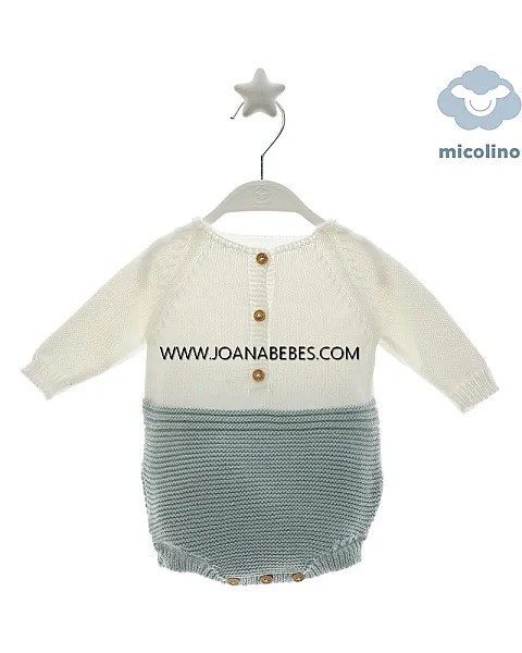 MICOLINO BODY PUNTO BICOLOR VERDE SEDA