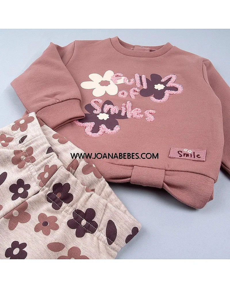 BABYBOL CONJUNTO FLORES