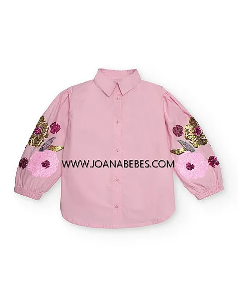 NATH KIDS CAMISA MANGAS LENTEJUEJAS