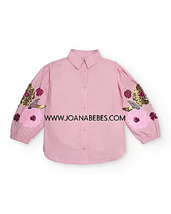 NATH KIDS CAMISA MANGAS LENTEJUEJAS