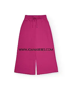 NATH KIDS PANTALON PALAZO DE PUNTO FUCSIA