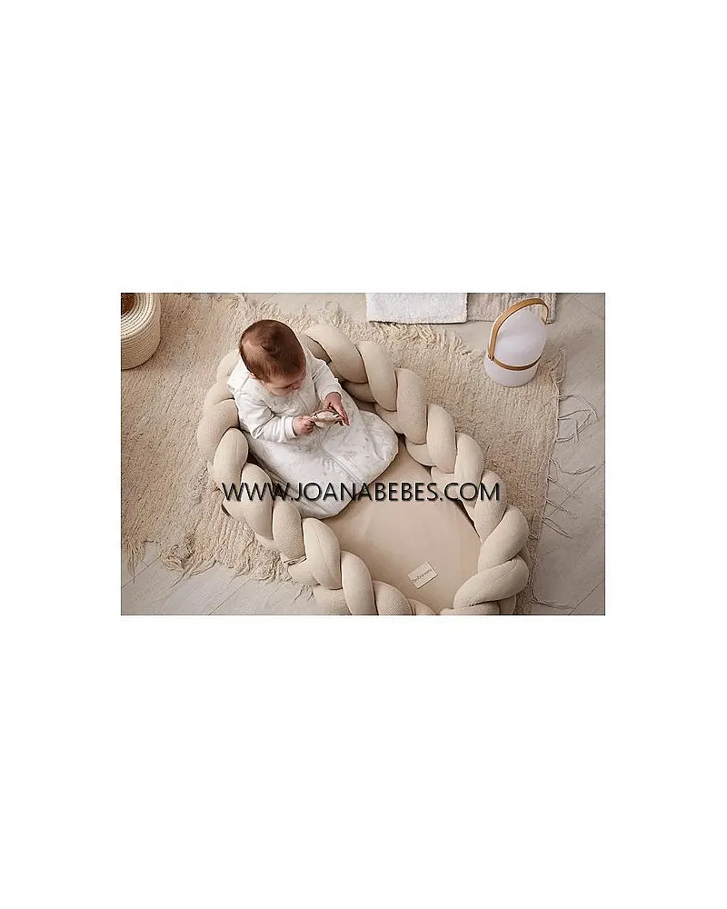 Cuna nido trenzada beige Bimbidreams