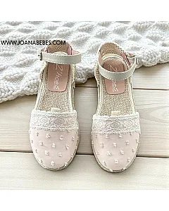 ZOYSAN VALENCIANA VULCANIZADA PLUMETI CON PUNTILLA ROSA