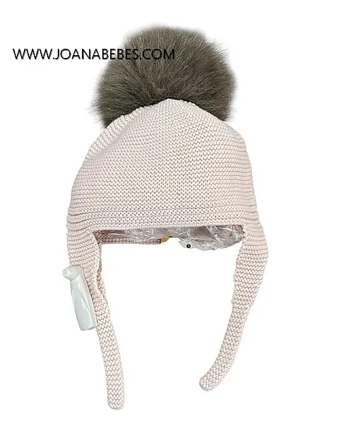 BABYDIF GORRO POMPOM COLOR ROSADO