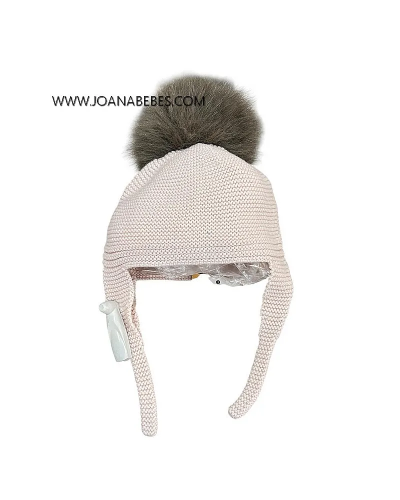 BABYDIF GORRO POMPOM COLOR ROSADO