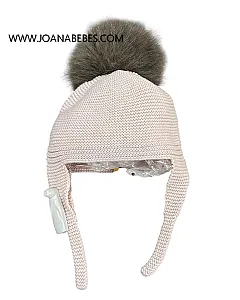 BABYDIF GORRO POMPOM COLOR ROSADO