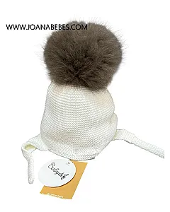 BABYDIF GORRO POMPOM COLOR CRUDO