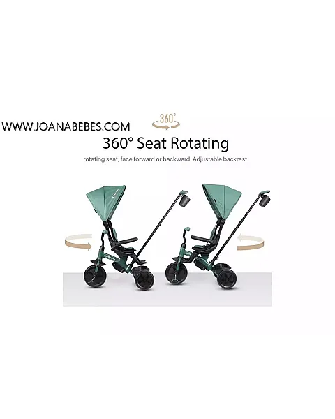 Triciclo Evolutivo Qplay 6 En 1 Elite GRIS